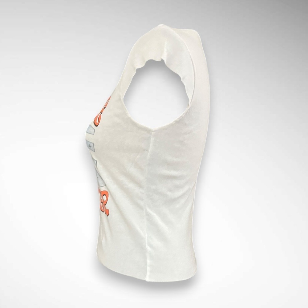 THREADS ON 9TH White Don't Wake the Dreamer Short Sleeve Baby Tee Small | NWOT - Picture 5 of 5